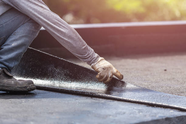 Professional Basement Waterproofing technician working in Maineville, OH